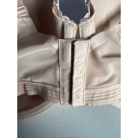 Cacique Lane Bryant 46 C Balconette lightly lined demi bra size 46C Nude - Picture 6 of 15
